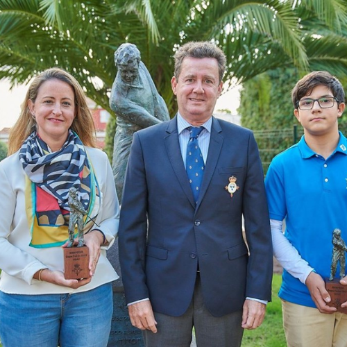 José Antonio Sintes y Paula Navarro en la Copa Peñón 2019